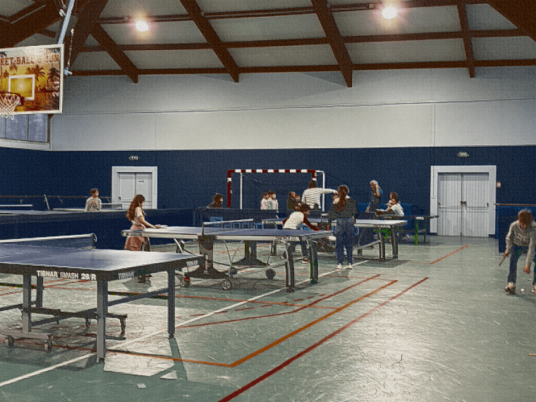 Le tennis de table fait vibrer l’école de Vaux !